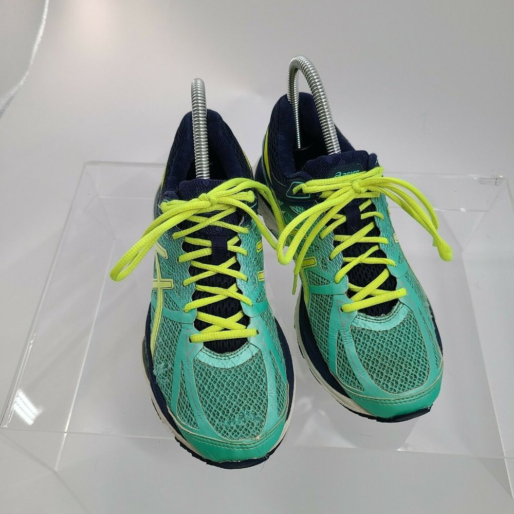 Asics Womens Gel Cumulus 17 T5D8N Green‎ Running Shoes Sneakers Size 7